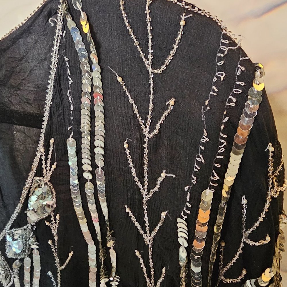 Vintage Silk Dashley Sequin Top - Picture 4 of 6